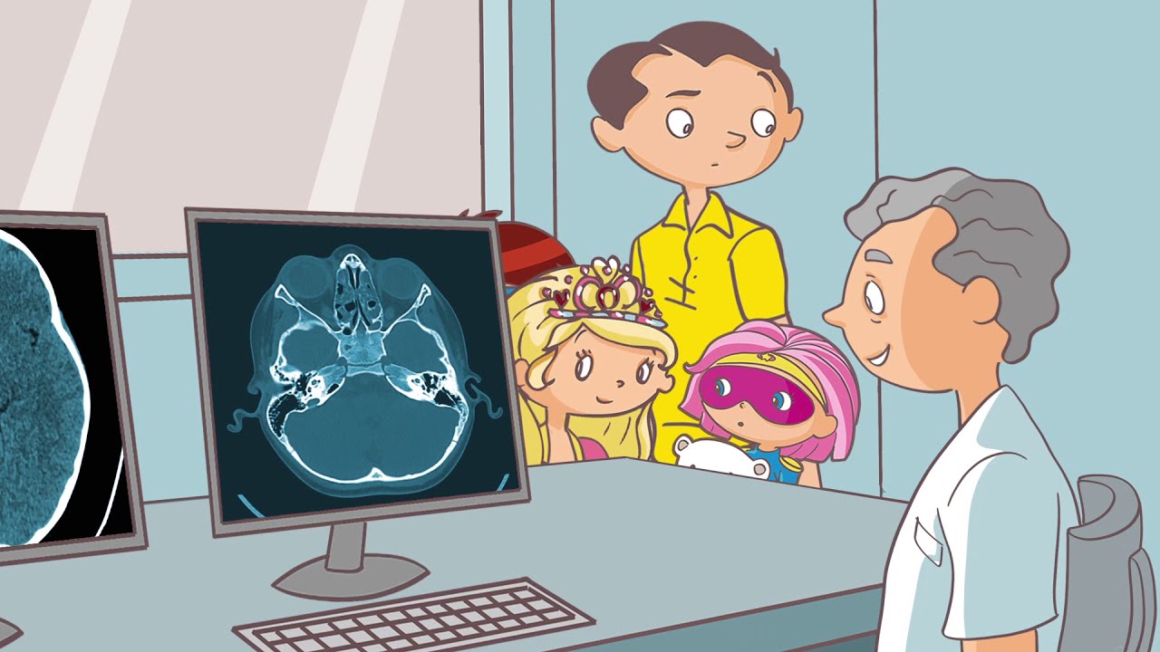 L’examen de Scanner expliqué aux enfants - Radio Héros : mission rayons X