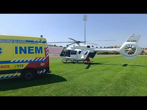Course contre la montre dans le ciel portugais : les hélicoptères de l'INEM prêts en 3 minutes