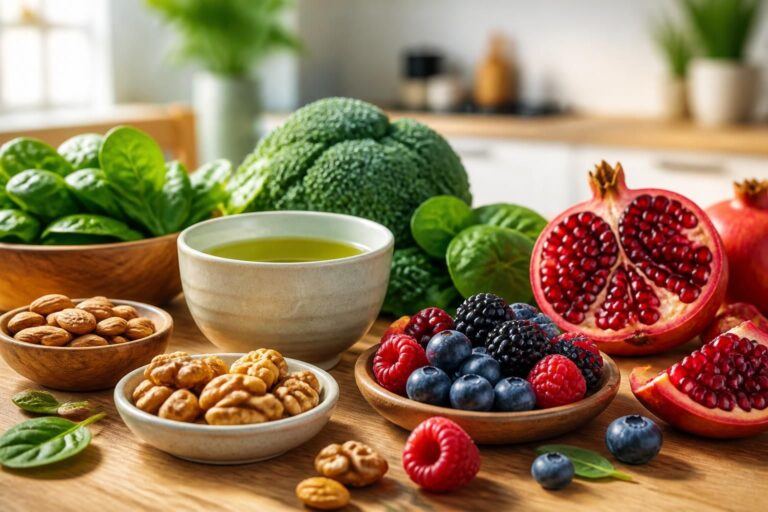 découvrez une liste complète d'aliments riches en antioxydants et leurs bienfaits pour la santé, afin de protéger votre corps contre le stress oxydatif et renforcer votre système immunitaire.