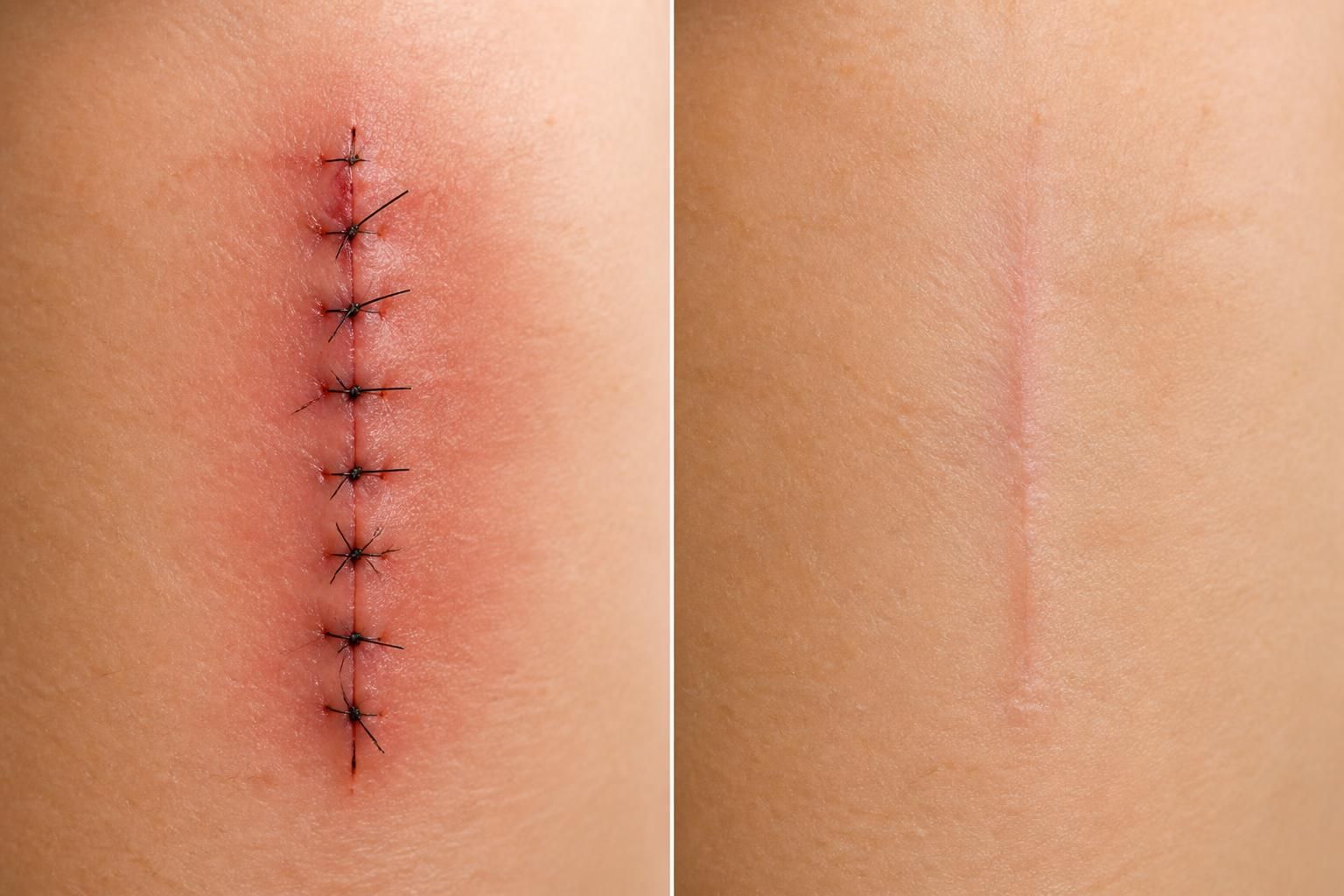 découvrez le processus de cicatrisation des points de suture avec des images avant et après, et comprenez à quoi vous attendre lors de la guérison.