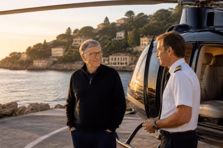 découvrez le récit inédit d'un pilote d'hélicoptère sur la côte d’azur qui dévoile la discrétion et la facette méconnue de bill gates, loin des projecteurs.